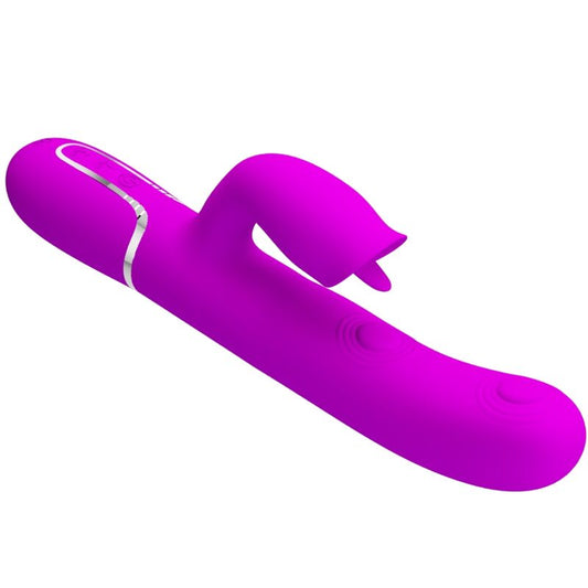 Pretty Loverabbit Vibrator With Licking Fuchsia | Niks.fi verkkokauppa