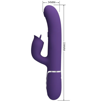 Pretty Loverabbit Vibrator With Licking Purple | Niks.fi verkkokauppa