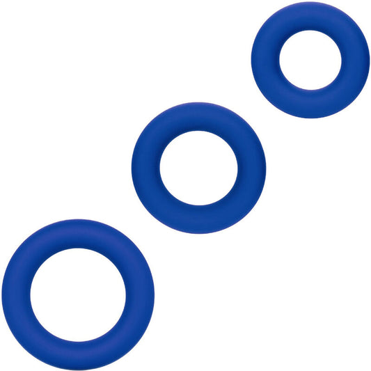 Calexotics Admiral Cock Ring Set Blue | Niks.fi verkkokauppa