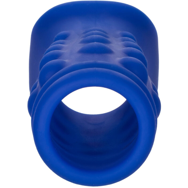 Calexotics Admiral Beaded Penis Cover Liquid Silicone Blue | Niks.fi verkkokauppa