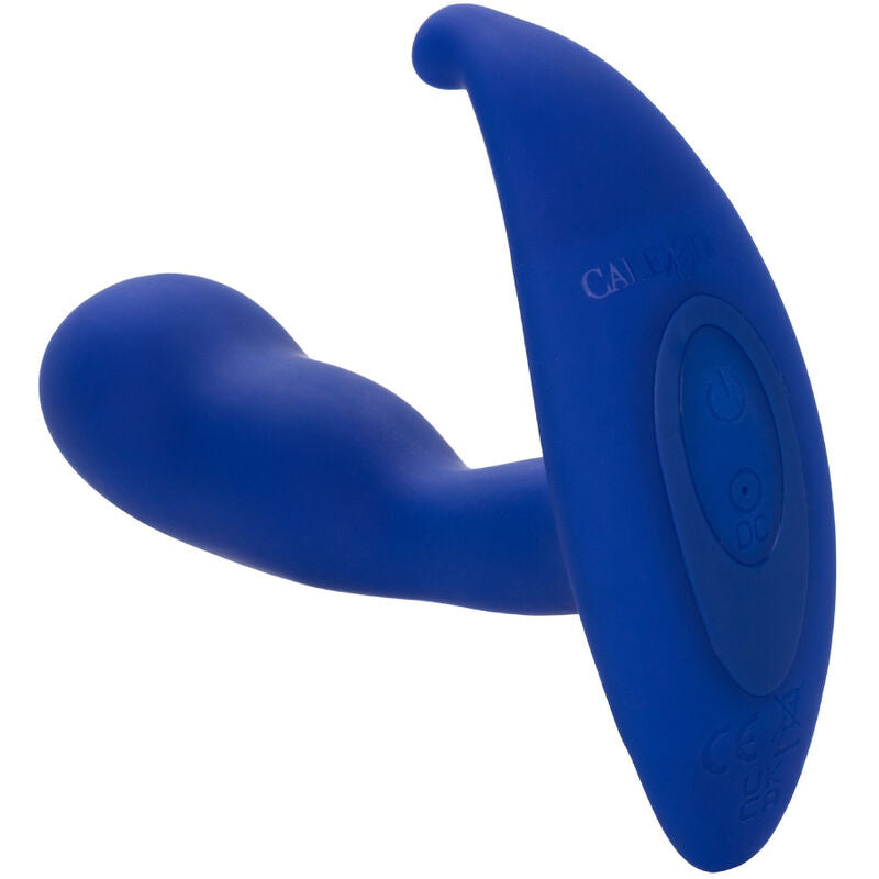 Calexotics Admiral Curved Anal Stimulator & Vibrator Blue | Niks.fi verkkokauppa