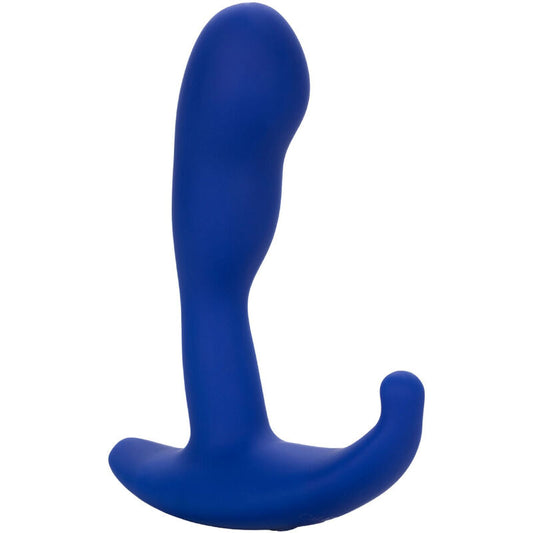 Calexotics Admiral Curved Anal Stimulator & Vibrator Blue | Niks.fi verkkokauppa