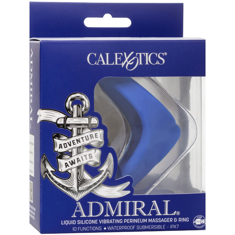 Calexotics Admiral Perineum Massager Blue | Niks.fi verkkokauppa