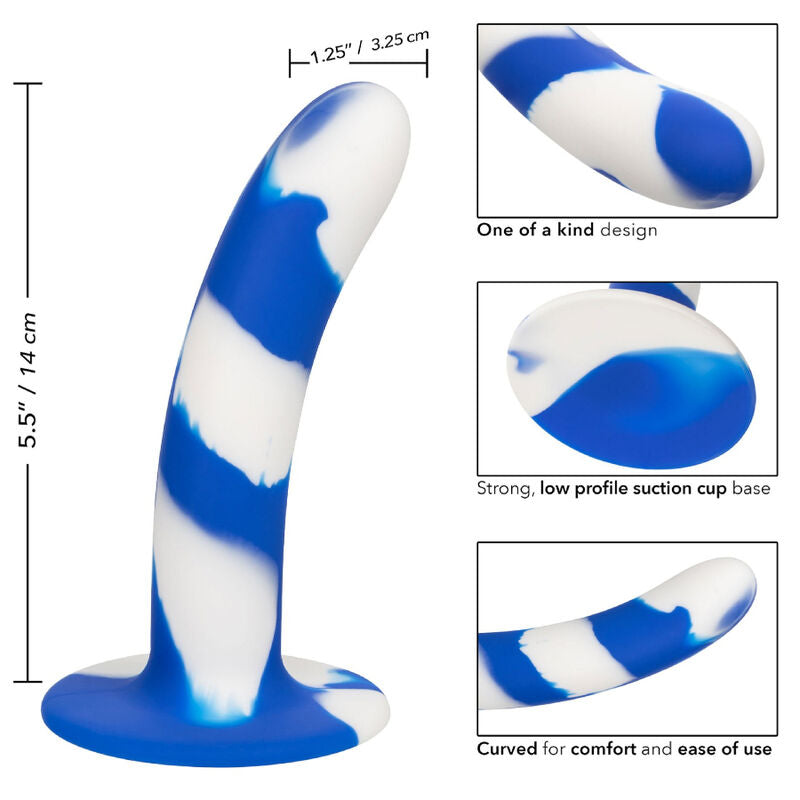 Calexotics Admiral Swirl Dildo Flexible | Niks.fi verkkokauppa