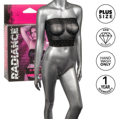 Calexotics Radiance Bandeau Top Rhine Plus Size | Niks.fi verkkokauppa