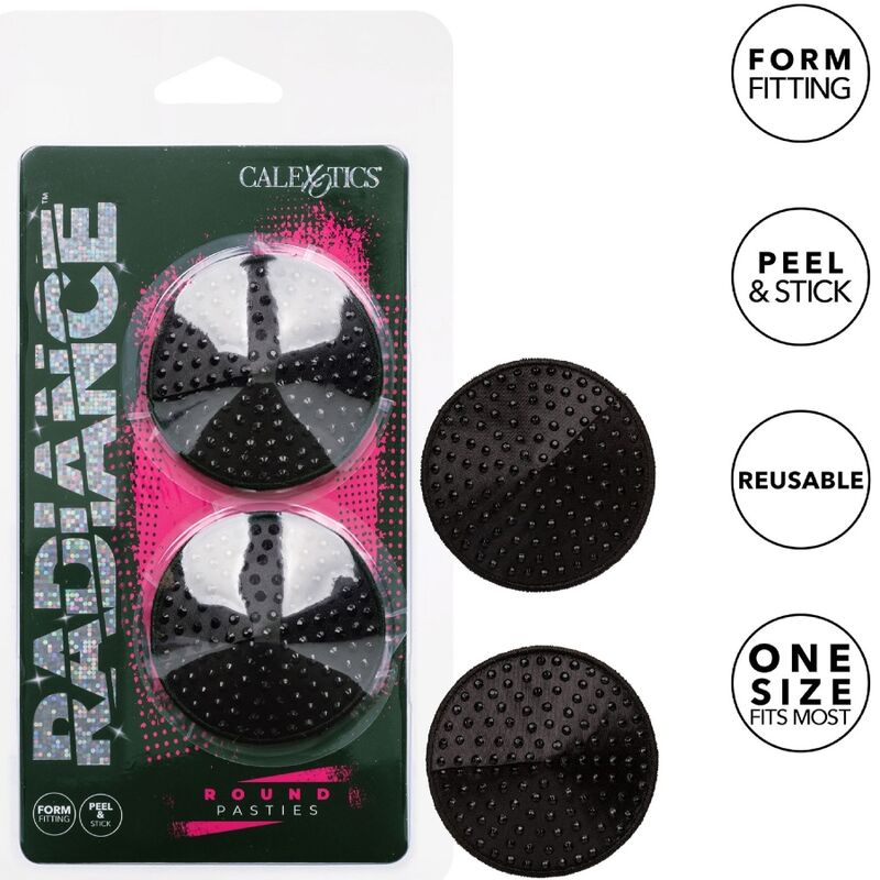 Calexotics Radiance Round Shape Jewel Nipple Covers | Niks.fi verkkokauppa