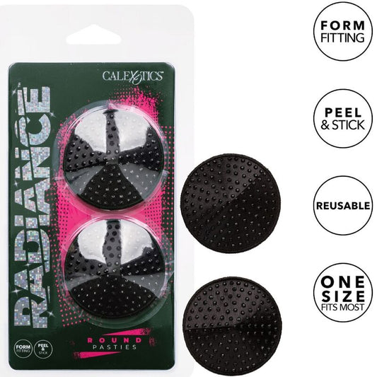 Calexotics Radiance Round Shape Jewel Nipple Covers | Niks.fi verkkokauppa