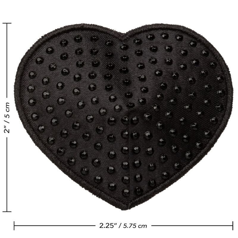Calexotics Radiance Heart-Shaped Jewel Nipple Shields | Niks.fi verkkokauppa