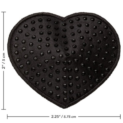 Calexotics Radiance Heart-Shaped Jewel Nipple Shields | Niks.fi verkkokauppa