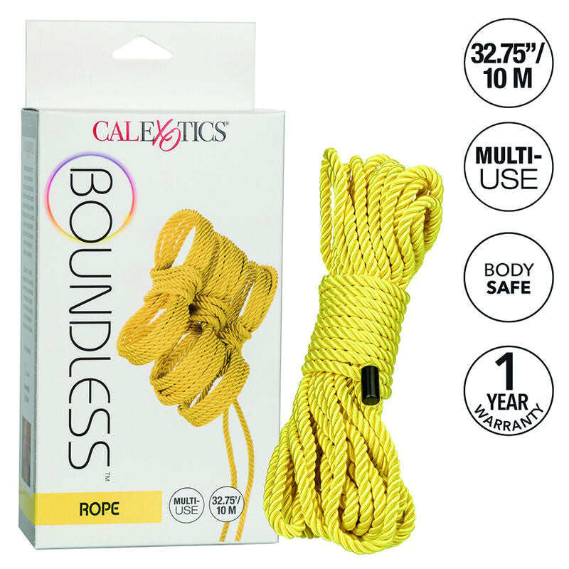 Calexotics Boundless Rope 10M Yellow | Niks.fi verkkokauppa