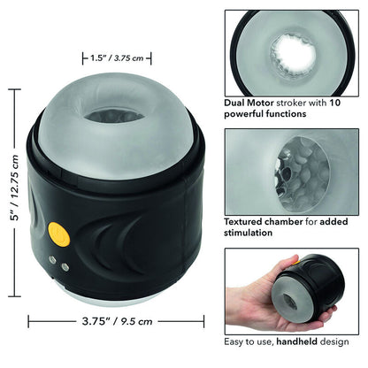 Calexotics Boundless Dual Motor Stroker | Niks.fi verkkokauppa
