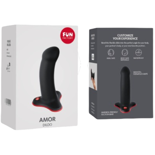 Fun Factory Amor Dildo Beginners Black | Niks.fi verkkokauppa