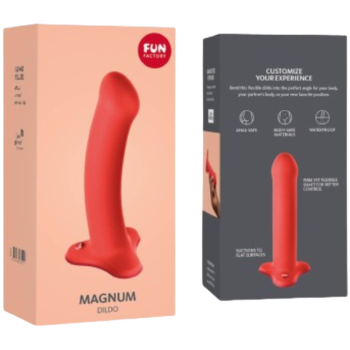 Fun Factory Magnum Dildo Flashy Coral | Niks.fi verkkokauppa