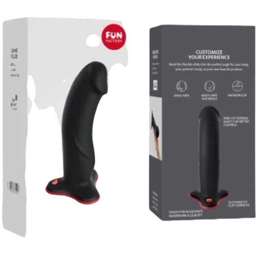 Fun Factory The Boss Realistic Dildo Black | Niks.fi verkkokauppa