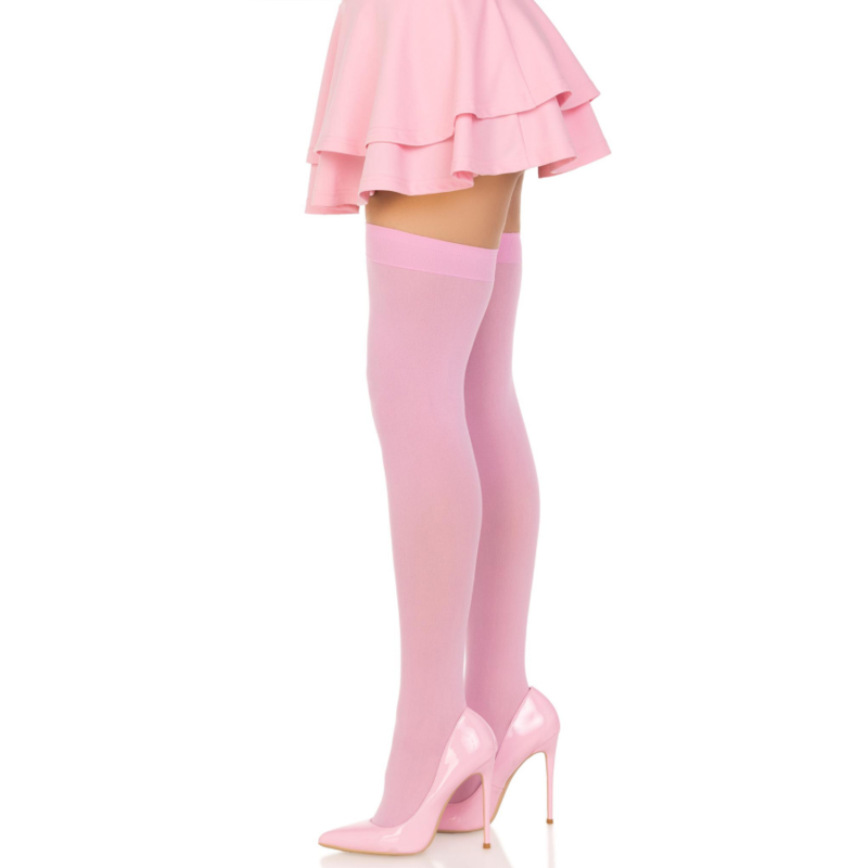 Leg Avenue Nylon Thigh Highs Pink | Niks.fi verkkokauppa