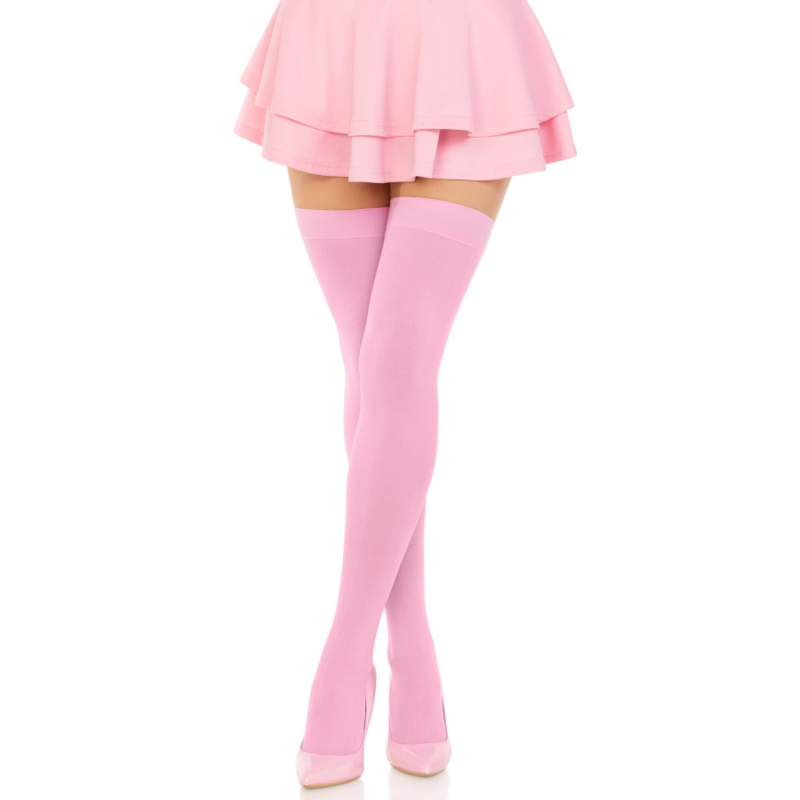 Leg Avenue Nylon Thigh Highs Pink | Niks.fi verkkokauppa
