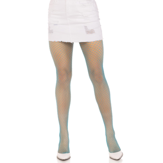 Leg Avenue Lycra Fishnnet Pantyhose Blue | Niks.fi verkkokauppa