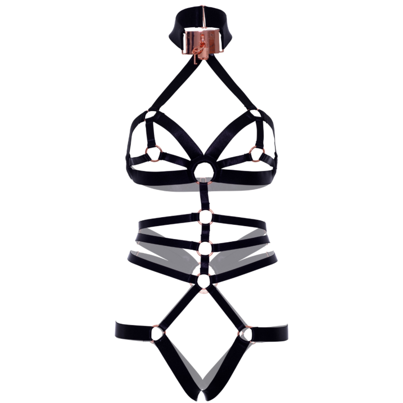 Leg Avenue Crotchless Elastic Body Harness | Niks.fi verkkokauppa