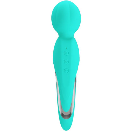 Pretty Love Walter Vibrator Wand Aqua Green | Niks.fi verkkokauppa