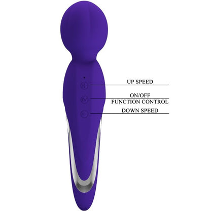 Pretty Love Walter Vibrator Wand Purple | Niks.fi verkkokauppa