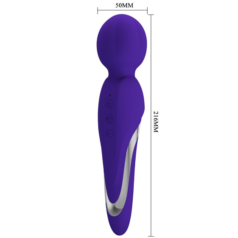 Pretty Love Walter Vibrator Wand Purple | Niks.fi verkkokauppa