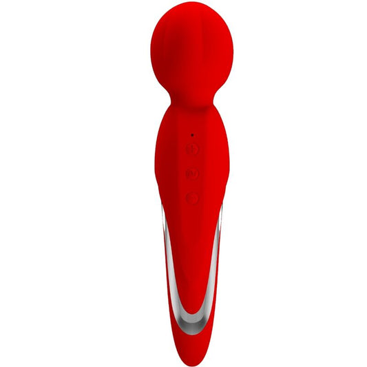 Pretty Love Walter Vibrator Wand Red | Niks.fi verkkokauppa