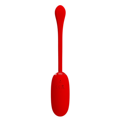Pretty Love Julius Waterproof-Rechargeable Vibrating Egg Red | Niks.fi verkkokauppa