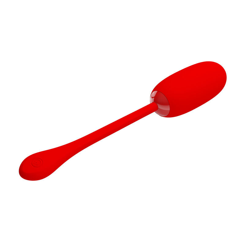 Pretty Love Julius Waterproof-Rechargeable Vibrating Egg Red | Niks.fi verkkokauppa