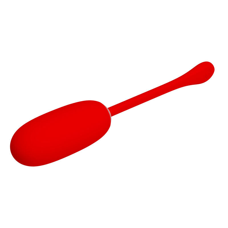 Pretty Love Julius Waterproof-Rechargeable Vibrating Egg Red | Niks.fi verkkokauppa
