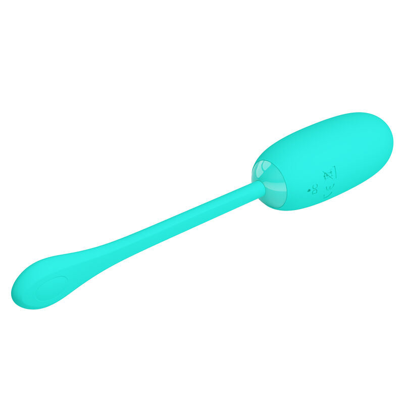 Pretty Love Julius Waterproof-Rechargeable Vibrating Egg Aqua Green | Niks.fi verkkokauppa