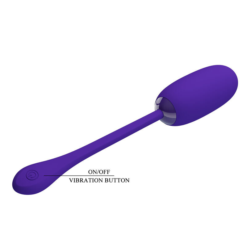 Pretty Love Julius Waterproof-Rechargeable Vibrating Egg Purple | Niks.fi verkkokauppa