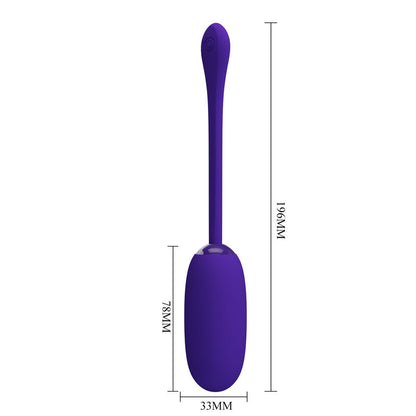 Pretty Love Julius Waterproof-Rechargeable Vibrating Egg Purple | Niks.fi verkkokauppa