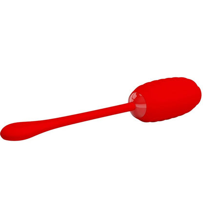 Pretty Love Kirk Rechargeable Vibrating Egg Red | Niks.fi verkkokauppa