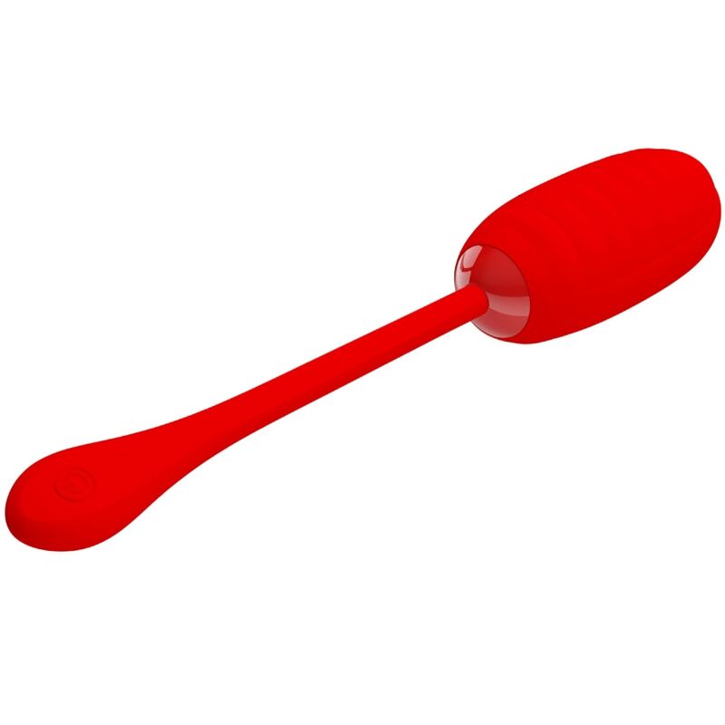 Pretty Love Kirk Rechargeable Vibrating Egg Red | Niks.fi verkkokauppa