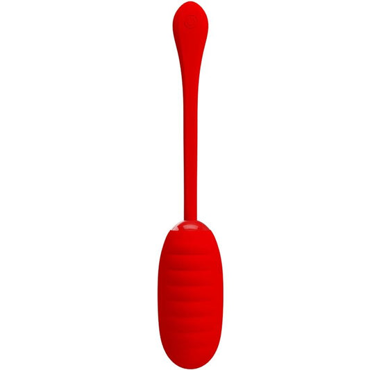 Pretty Love Kirk Rechargeable Vibrating Egg Red | Niks.fi verkkokauppa