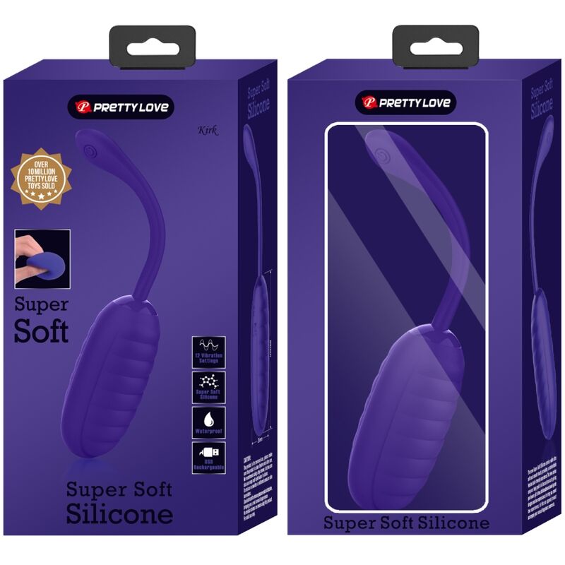 Pretty Love Kirk Rechargeable Vibrating Egg Purple | Niks.fi verkkokauppa
