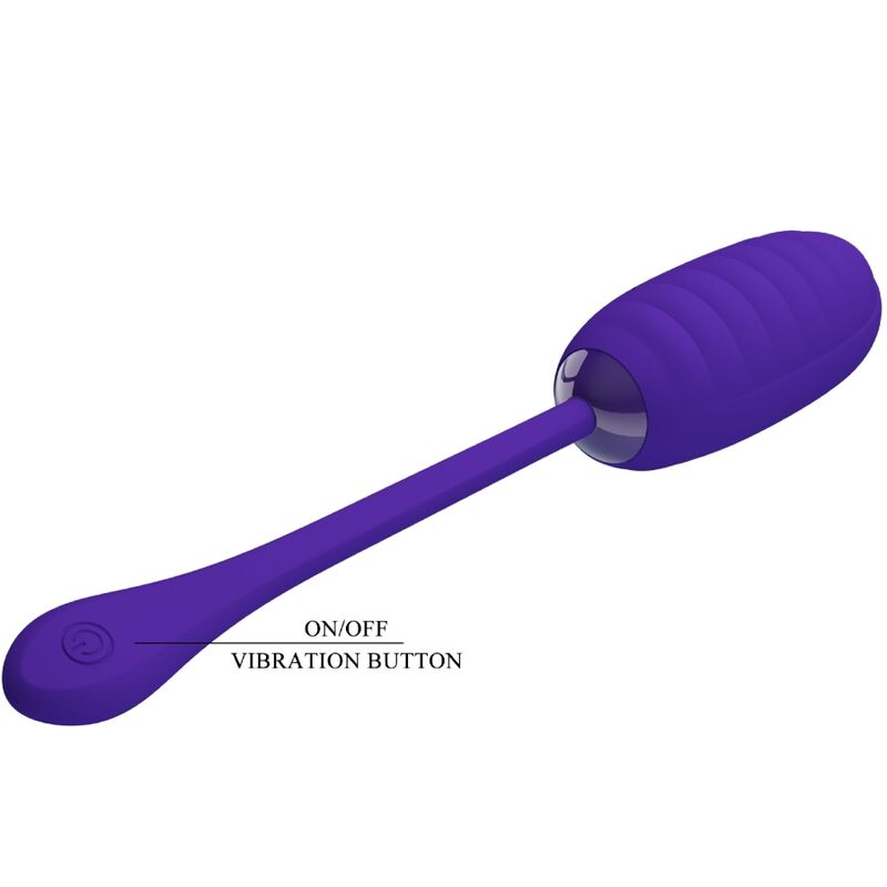 Pretty Love Kirk Rechargeable Vibrating Egg Purple | Niks.fi verkkokauppa