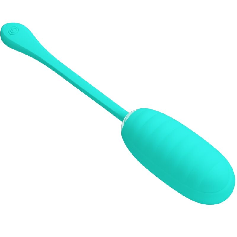 Pretty Love Kirk Rechargeable Vibrating Egg Aqua Green | Niks.fi verkkokauppa