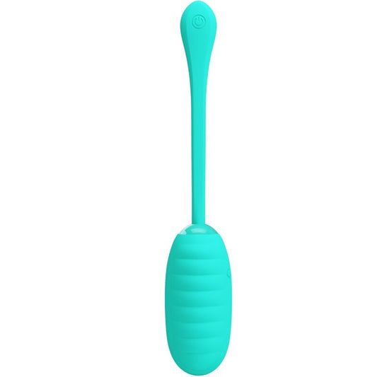 Pretty Love Kirk Rechargeable Vibrating Egg Aqua Green | Niks.fi verkkokauppa