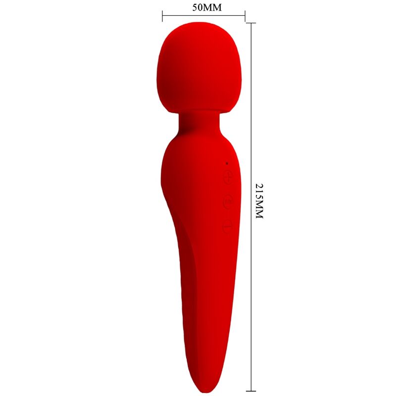 Pretty Love Meredith Massager 12 Vibration Modes Red | Niks.fi verkkokauppa