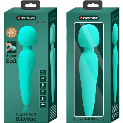 Pretty Love Meredith Massager 12 Vibration Modes Aqua Green | Niks.fi verkkokauppa