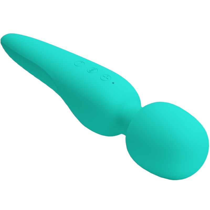 Pretty Love Meredith Massager 12 Vibration Modes Aqua Green | Niks.fi verkkokauppa