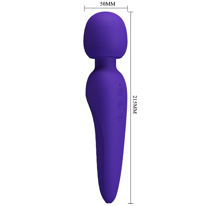 Pretty Love Meredith Massager 12 Vibration Modes Purple | Niks.fi verkkokauppa