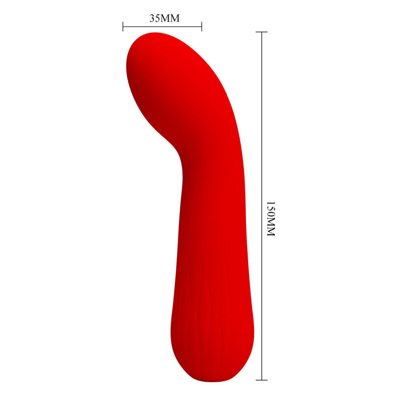Faun Ladattava G-Piste Vibraattori Red | Niks.fi verkkokauppa