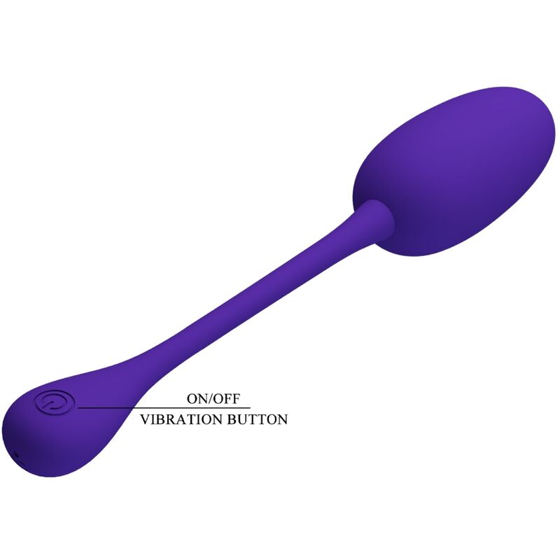 Pretty Love Knucker Purple Rechargeable Vibrating Egg | Niks.fi verkkokauppa