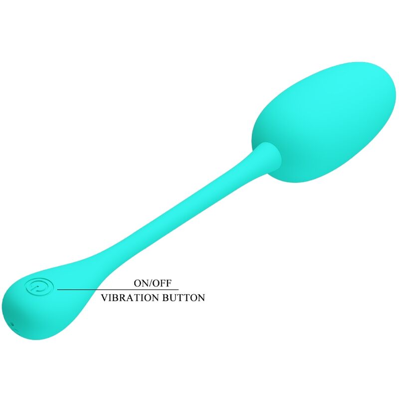 Pretty Love Knucker Water Green Rechargeable Vibrating Egg | Niks.fi verkkokauppa