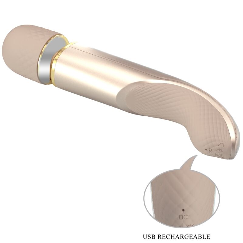Pretty Love Massager 7 Vibration Modes Champagne | Niks.fi verkkokauppa
