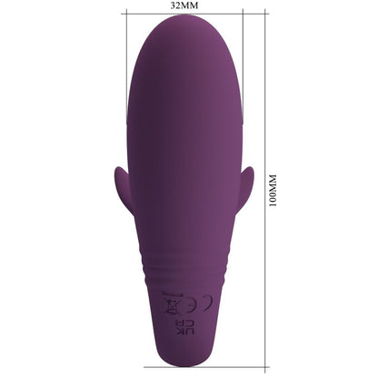 Pretty Love Jayleen Vibrator App Remote Control Purple | Niks.fi verkkokauppa