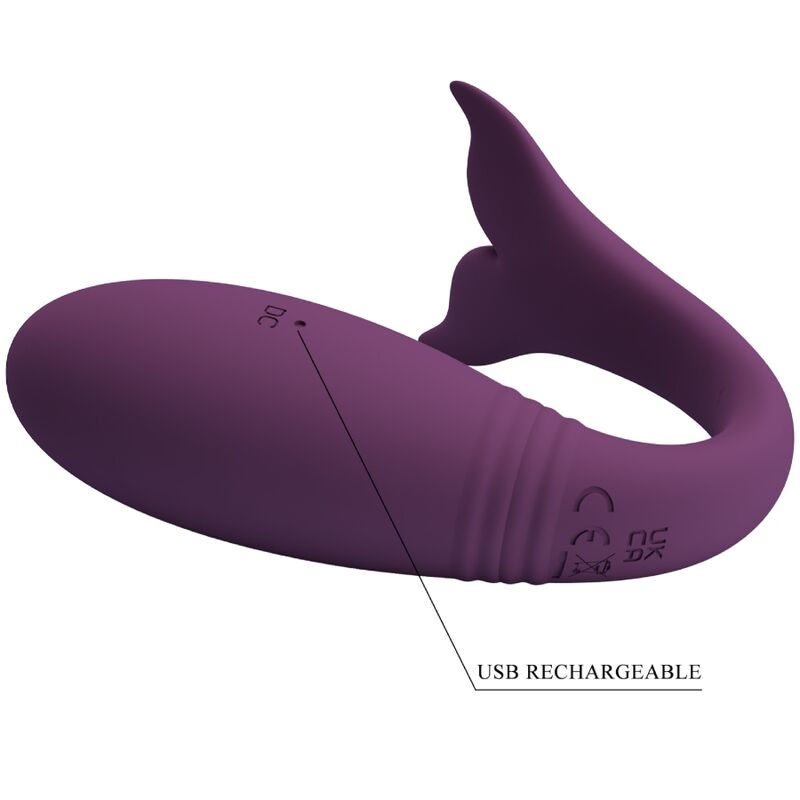 Pretty Love Jayleen Vibrator App Remote Control Purple | Niks.fi verkkokauppa