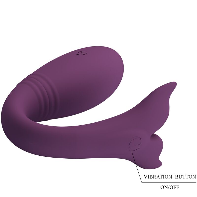 Pretty Love Jayleen Vibrator App Remote Control Purple | Niks.fi verkkokauppa